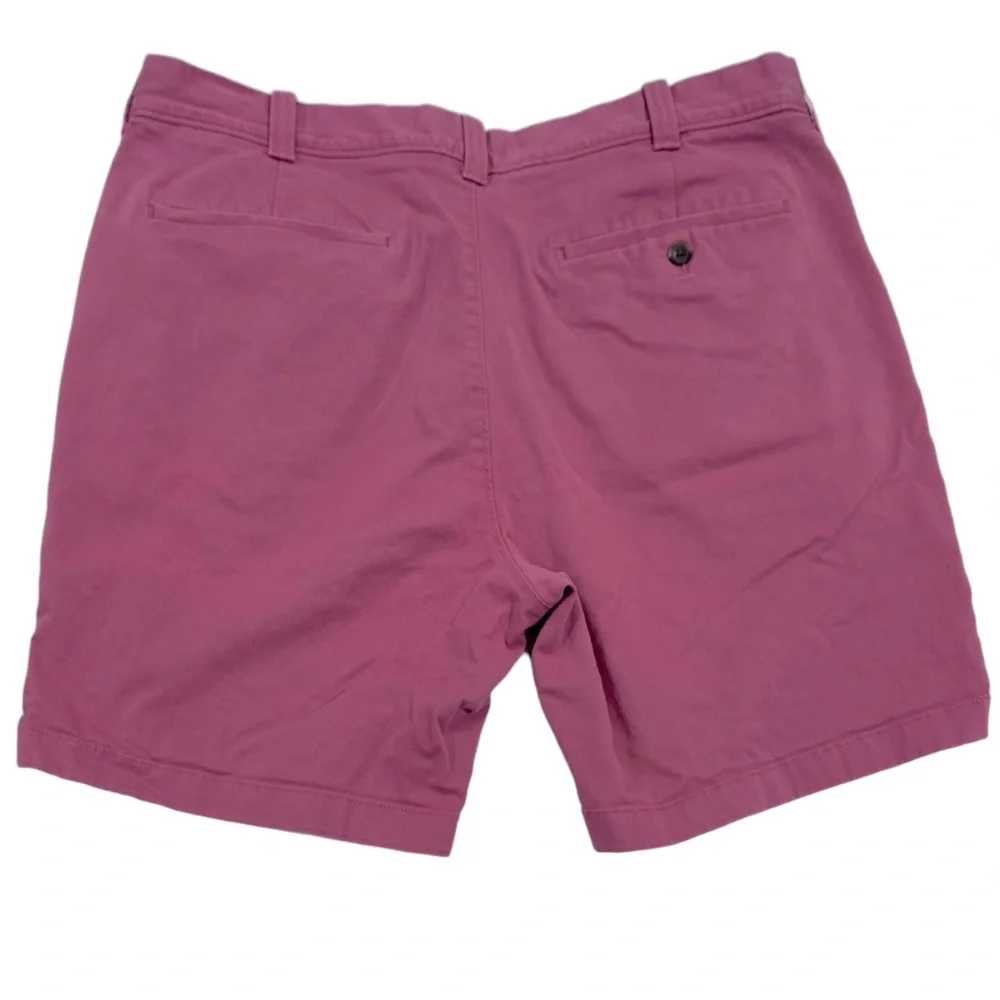 J Crew Mercantile Flex Chino‎ Shorts Mens 36 Pink Twill Flat Front Casual